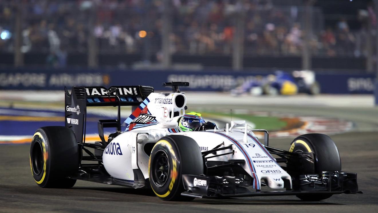 Felipe Massa (BRA) Williams FW37 at Formula One World Championship, Rd13, Singapore Grand Prix, Race, Marina Bay Street Circuit, Singapore, Sunday 20 September 2015. © Sutton Motorsport Images