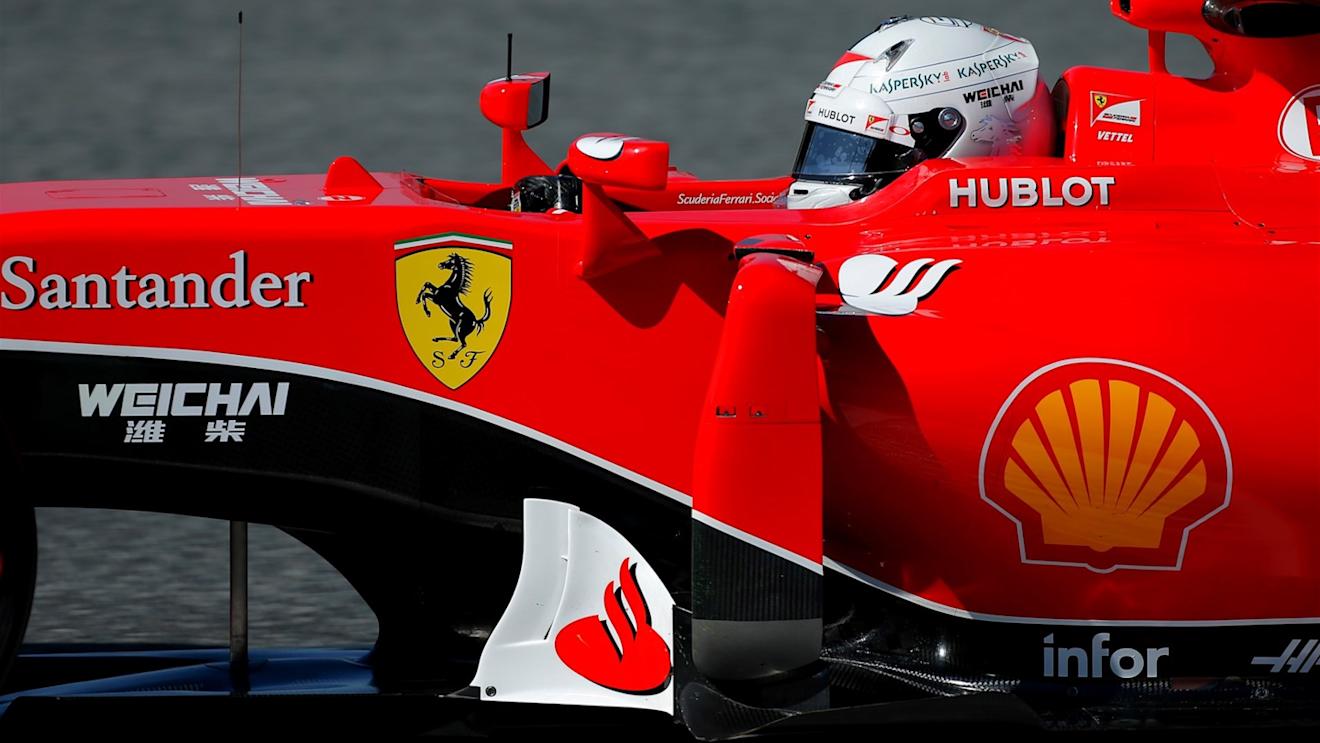 Sebastian Vettel (GER) Ferrari SF15-T at Formula One World Championship, Rd5, Spanish Grand Prix Practice, Barcelona, Spain, Friday 8 May 2015. © Sutton Motorsport Images