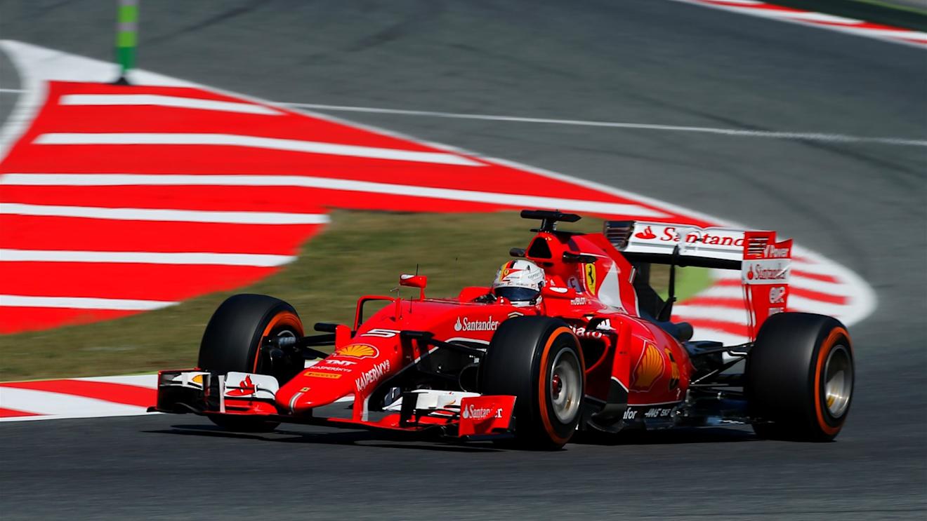 Sebastian Vettel (GER) Ferrari SF15-T at Formula One World Championship, Rd5, Spanish Grand Prix Practice, Barcelona, Spain, Friday 8 May 2015. © Sutton Motorsport Images