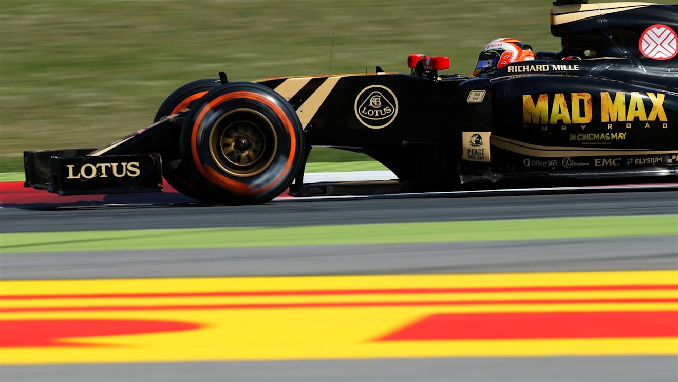 Romain Grosjean (FRA) Lotus E23 Hybrid at Formula One World Championship, Rd5, Spanish Grand Prix Qualifying, Barcelona, Spain, Saturday 9 May 2015. © Sutton Motorsport Images