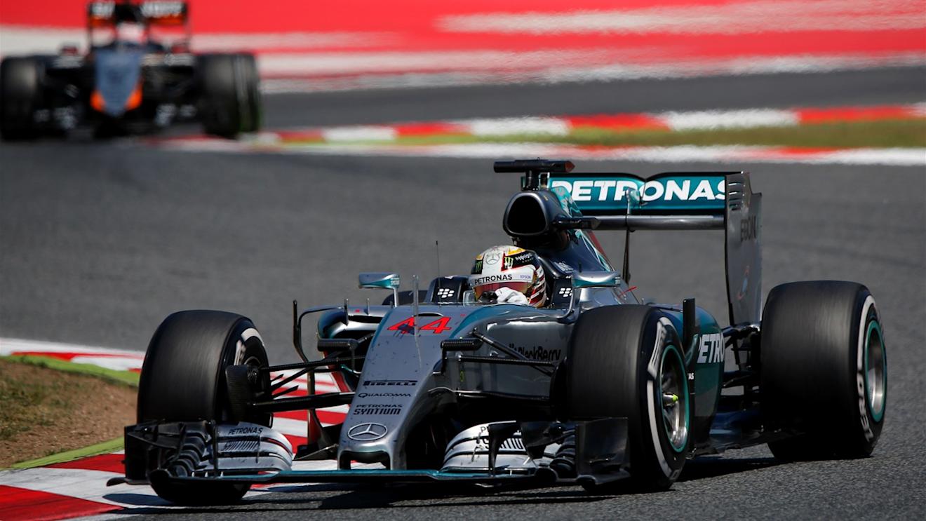 Lewis Hamilton (GBR) Mercedes AMG F1 W06 at Formula One World Championship, Rd5, Spanish Grand Prix Race, Barcelona, Spain, Sunday 10 May 2015. © Sutton Motorsport Images