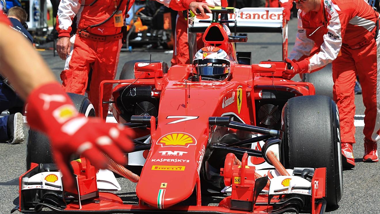 Kimi Raikkonen (FIN) Ferrari SF15-T on the grid at Formula One World Championship, Rd5, Spanish Grand Prix Race, Barcelona, Spain, Sunday 10 May 2015. © Sutton Motorsport Images