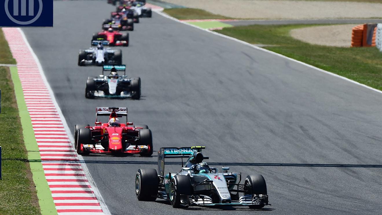 Nico Rosberg (GER) Mercedes AMG F1 W06 at the start of the race at Formula One World Championship, Rd5, Spanish Grand Prix Qualifying, Barcelona, Spain, Saturday 9 May 2015. © Sutton Motorsport Images