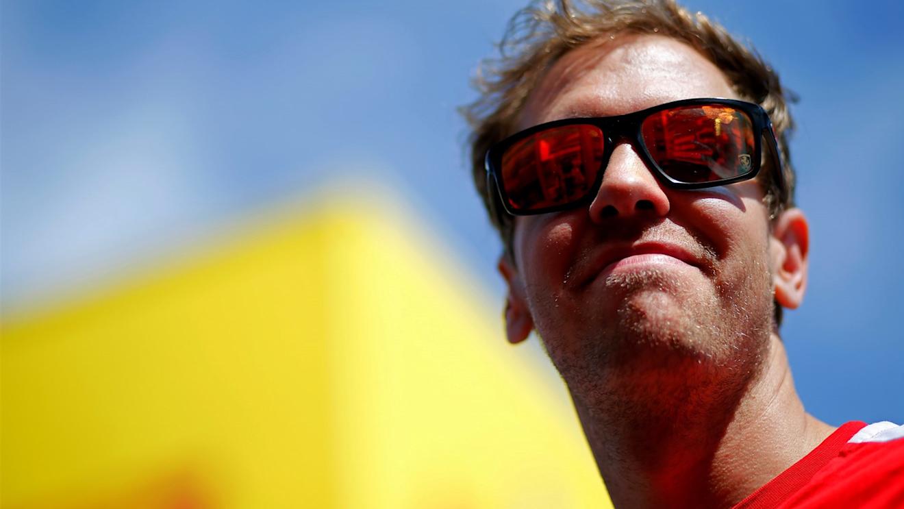 Sebastian Vettel (GER) Ferrari at Formula One World Championship, Rd5, Spanish Grand Prix Preparations, Barcelona, Spain, Thursday 7 May 2015. © Sutton Motorsport Images