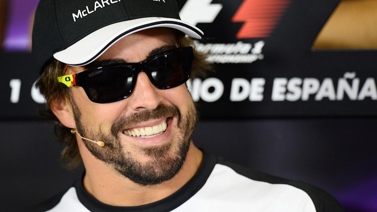 Fernando Alonso (ESP) McLaren in the press conference at Formula One World Championship, Rd5, Spanish Grand Prix Preparations, Barcelona, Spain, Thursday 7 May 2015. © Sutton Motorsport Images
