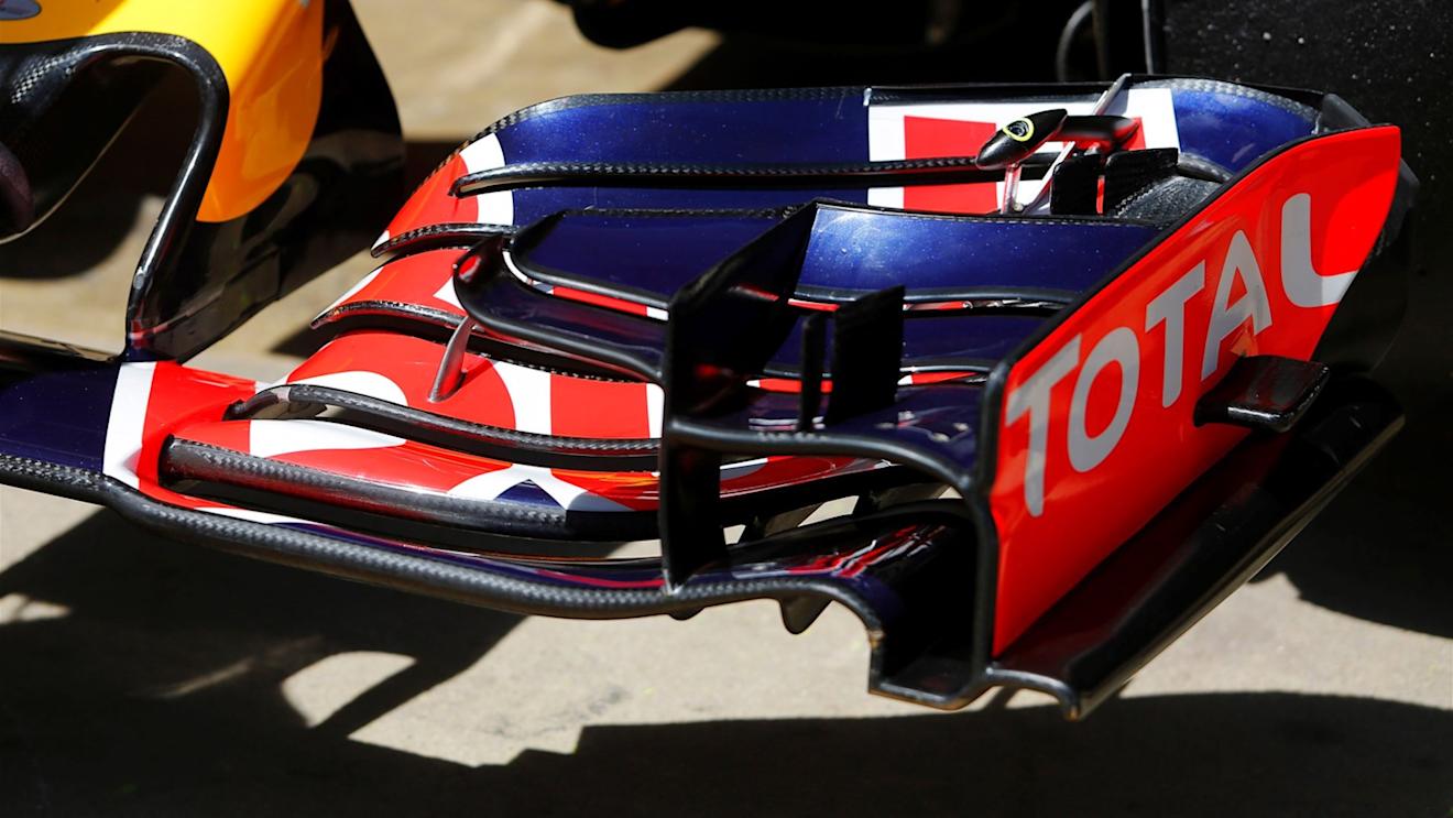 Red Bull Racing RB11 front wing detail at Formula One Testing, Day One, Barcelona, Spain, 12 May 2015. © Sutton Motorsport Images
