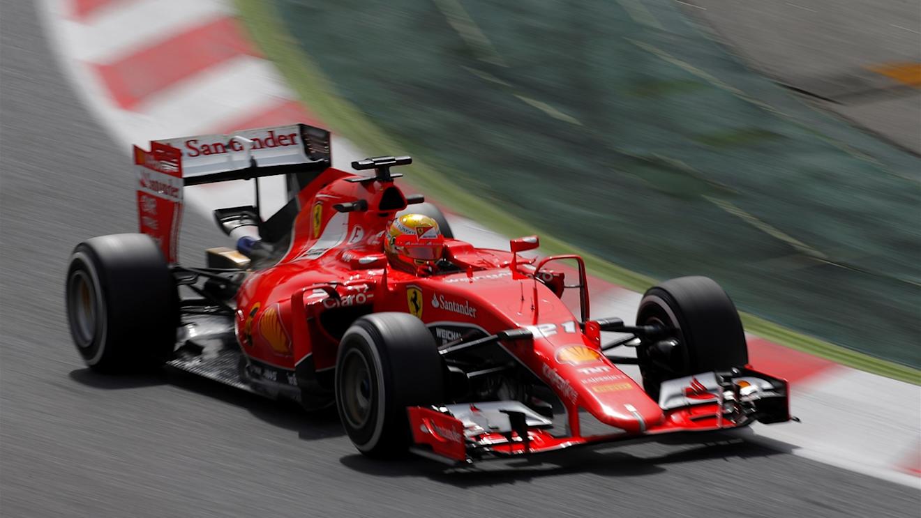 Esteban Gutierrez (MEX) Ferrari S15-T at Formula One Testing, Day One, Barcelona, Spain, 12 May 2015. © Sutton Motorsport Images