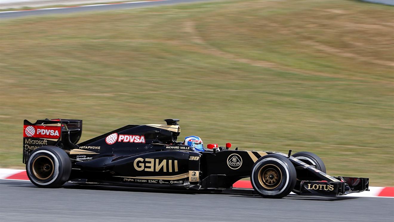 Jolyon Palmer (GBR) Lotus E23 Hybrid at Formula One Testing, Day One, Barcelona, Spain, 12 May 2015. © Sutton Motorsport Images