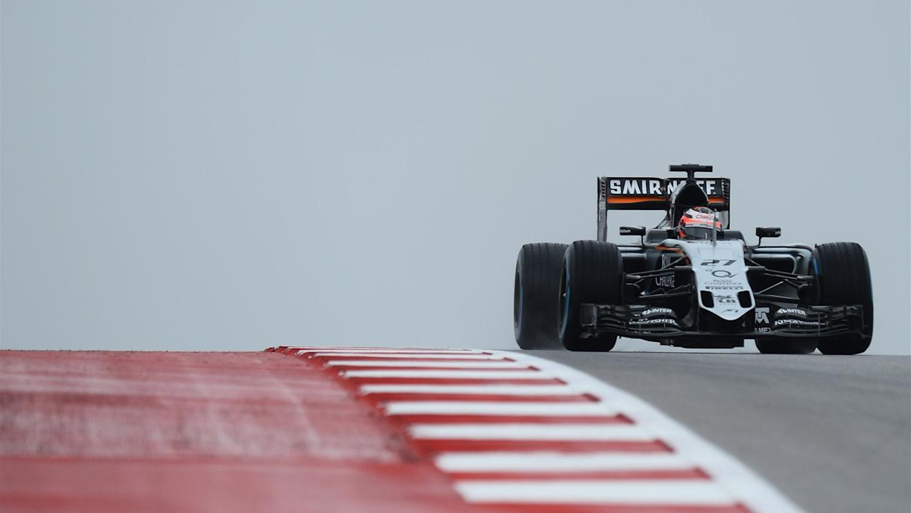 Nico Hulkenberg (GER) Force India VJM08 at Formula One World Championship, Rd16, United States  Grand Prix, Practice, Austin, Texas, USA, Friday 23 October 2015. © Sutton Motorsport Images