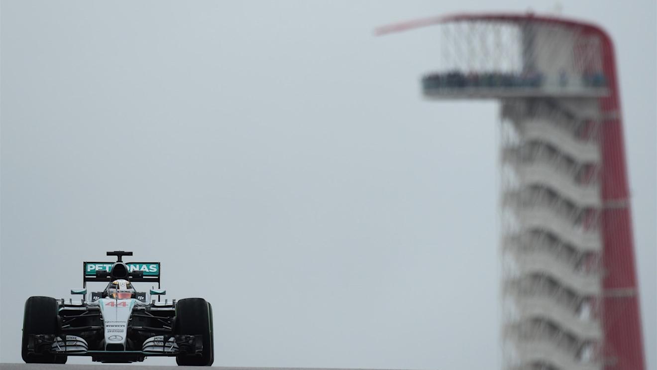 Lewis Hamilton (GBR) Mercedes AMG F1 W06 at Formula One World Championship, Rd16, United States  Grand Prix, Practice, Austin, Texas, USA, Friday 23 October 2015. © Sutton Motorsport Images