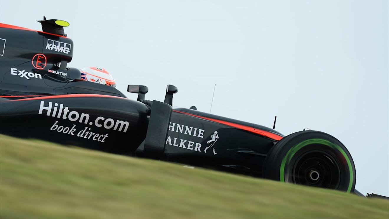 Jenson Button (GBR) McLaren MP4-30 at Formula One World Championship, Rd16, United States  Grand Prix, Practice, Austin, Texas, USA, Friday 23 October 2015. © Sutton Motorsport Images