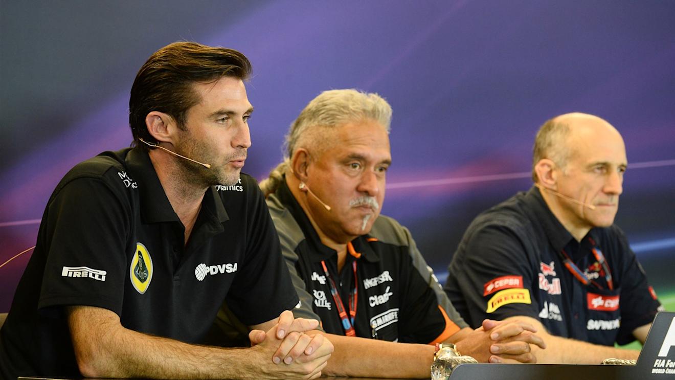 Matthew Carter (GBR) Lotus F1 Team CEO in the press conference  at Formula One World Championship, Rd16, United States  Grand Prix, Practice, Austin, Texas, USA, Friday 23 October 2015. © Sutton Motorsport Images