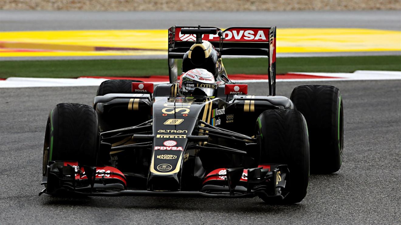 Romain Grosjean (FRA) Lotus E23 Hybrid at Formula One World Championship, Rd16, United States  Grand Prix, Practice, Austin, Texas, USA, Friday 23 September 2015. © Sutton Motorsport Images