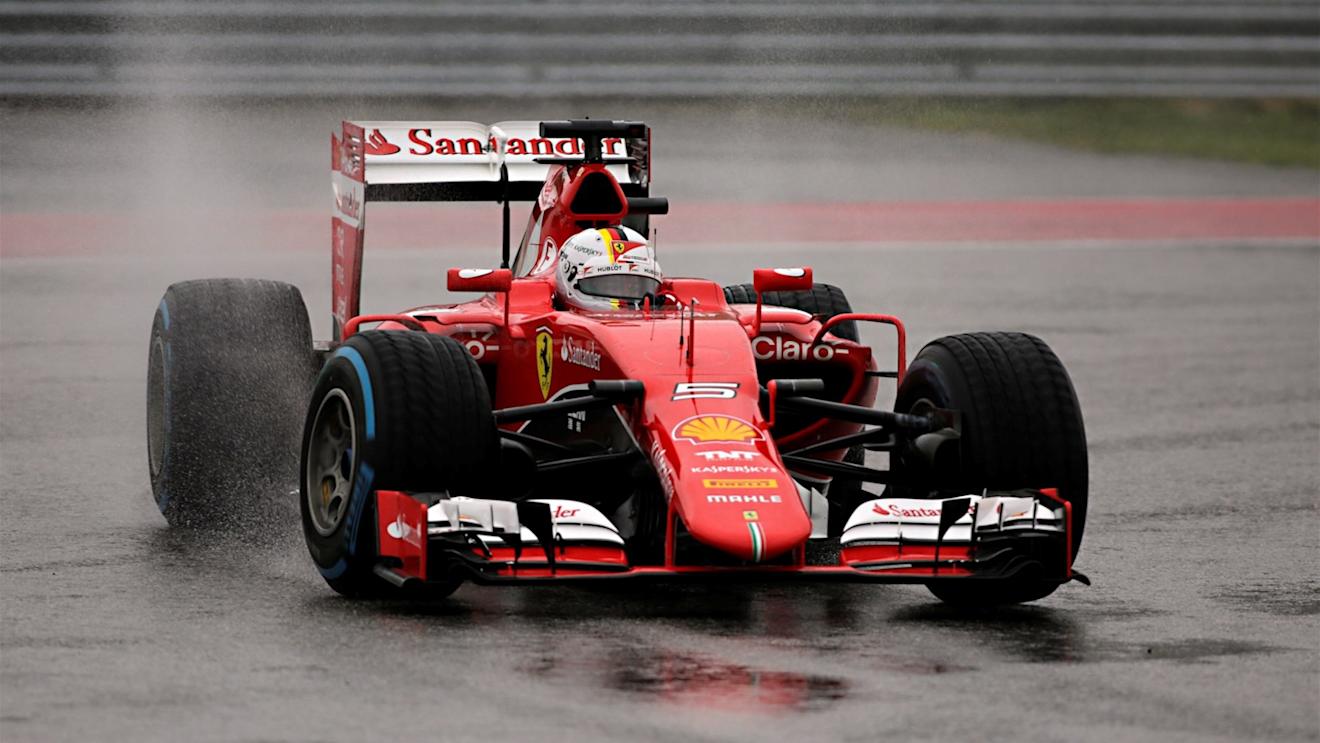 Sebastian Vettel (GER) Ferrari SF15-T at Formula One World Championship, Rd16, United States  Grand Prix, Qualifying, Austin, Texas, USA, Sunday 25 October 2015. © Sutton Motorsport Images
