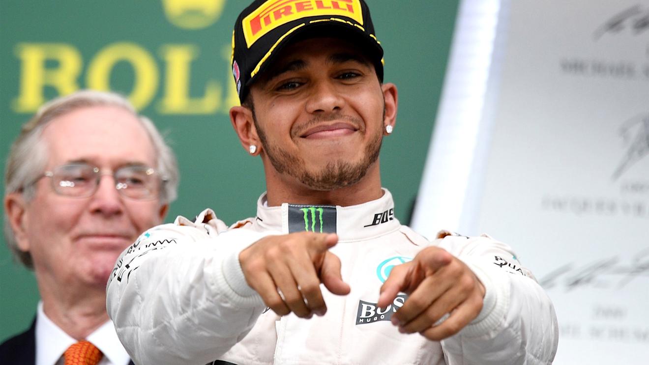 Race winner and new World Champion Lewis Hamilton (GBR) Mercedes AMG F1 celebrates on the podium at Formula One World Championship, Rd16, United States  Grand Prix, Race, Austin, Texas, USA, Sunday 25 October 2015. © Sutton Motorsport Images