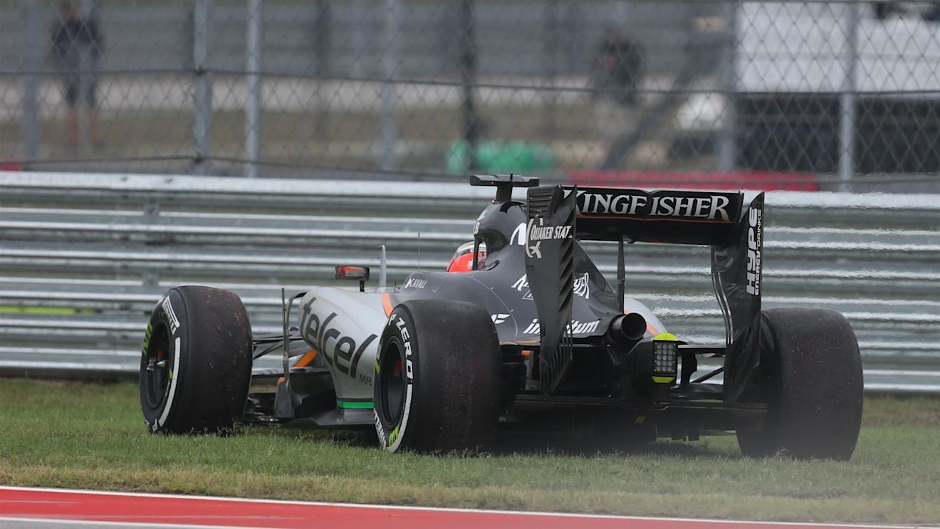 Race retiree Nico Hulkenberg (GER) Force India VJM08 at Formula One World Championship, Rd16, United States  Grand Prix, Race, Austin, Texas, USA, Sunday 25 October 2015. © Sutton Motorsport Images