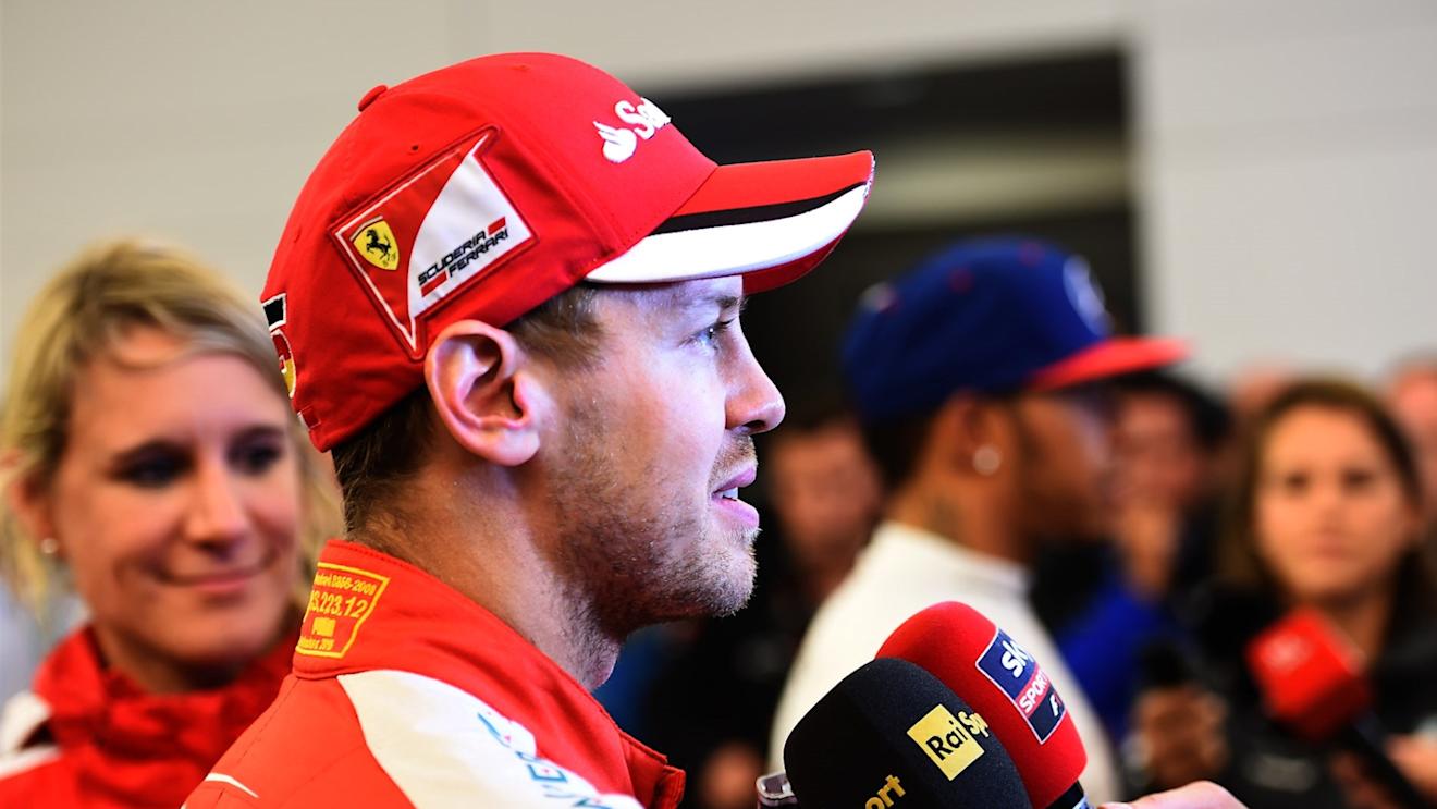 Sebastian Vettel (GER) Ferrari at Formula One World Championship, Rd16, United States  Grand Prix, Race, Austin, Texas, USA, Sunday 25 October 2015. © Sutton Motorsport Images