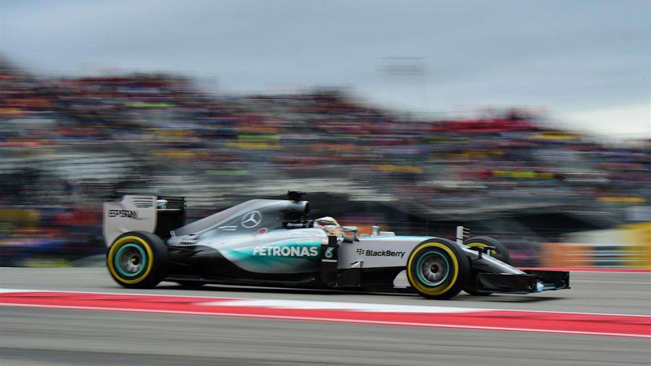 Lewis Hamilton (GBR) Mercedes AMG F1 W06 at Formula One World Championship, Rd16, United States  Grand Prix, Race, Austin, Texas, USA, Sunday 25 October 2015. © Sutton Motorsport Images