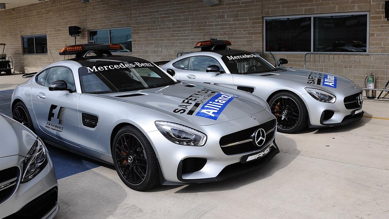 Satefy Car at Formula One World Championship, Rd16, United States  Grand Prix, Preparations, Austin, Texas, USA, Wednesday 21 October 2015. © Sutton Motorsport Images