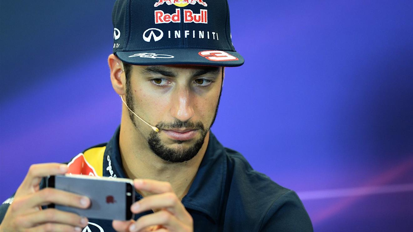Daniel Ricciardo (AUS) Red Bull Racing in the Press Conference at Formula One World Championship, Rd16, United States  Grand Prix, Preparations, Austin, Texas, USA, Thursday 22 October 2015. © Sutton Motorsport Images