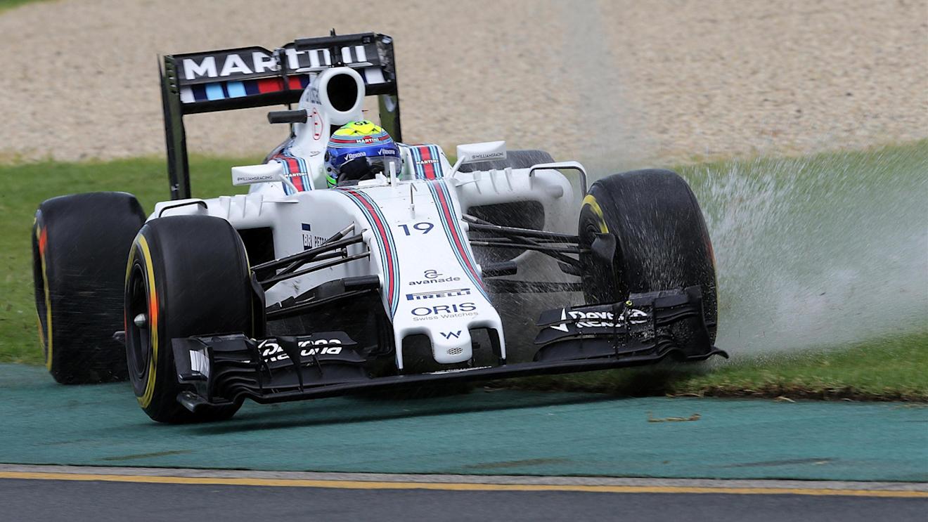 Felipe Massa (BRA) Williams FW38 runs wide at Formula One World Championship, Rd1, Australian Grand Prix, Practice, Albert Park, Melbourne, Australia, Friday 18 March 2016. © Sutton Motorsport Images