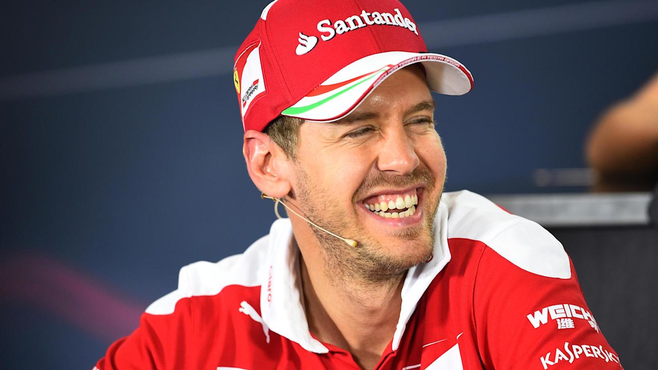 Sebastian Vettel (GER) Ferrari in the Press Conference at Formula One World Championship, Rd1, Australian Grand Prix, Preparations, Albert Park, Melbourne, Australia, Thursday 17 March 2016. © 2014