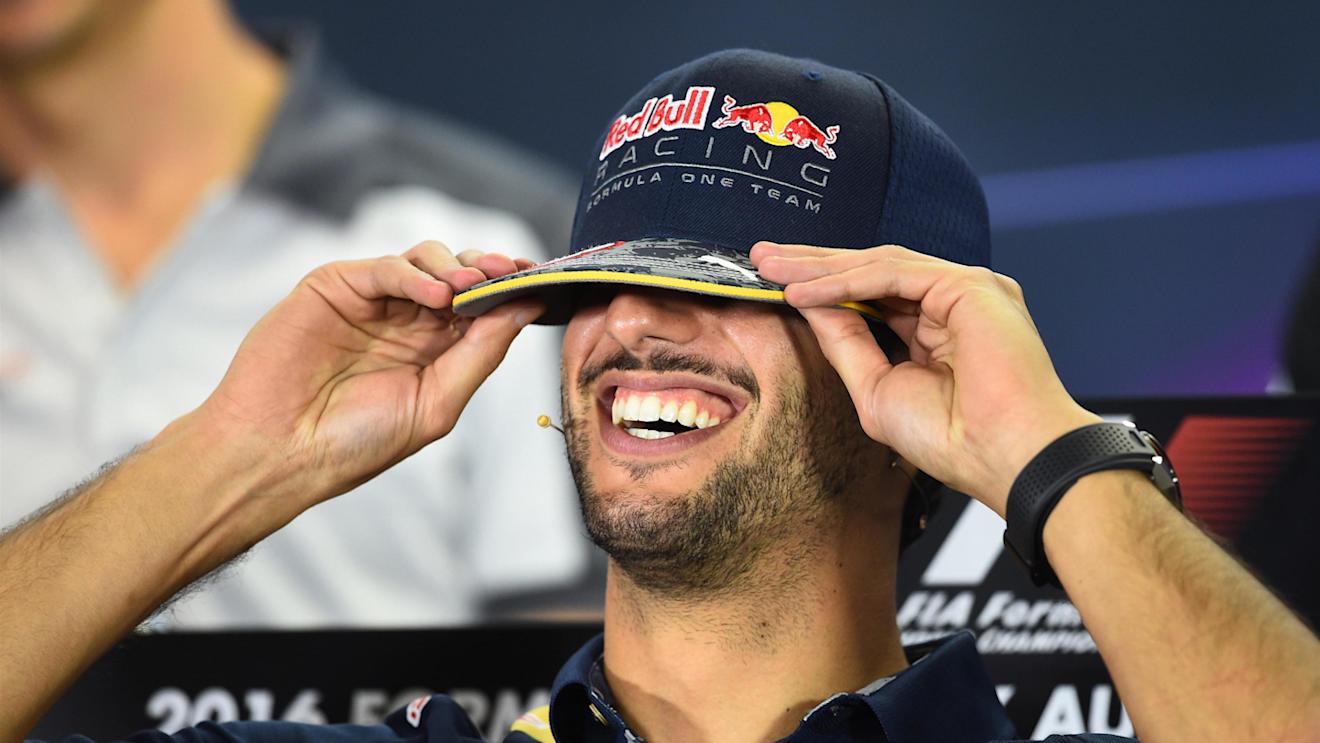 Daniel Ricciardo (AUS) Red Bull Racing in the Press Conference at Formula One World Championship, Rd1, Australian Grand Prix, Preparations, Albert Park, Melbourne, Australia, Thursday 17 March 2016. © 2014