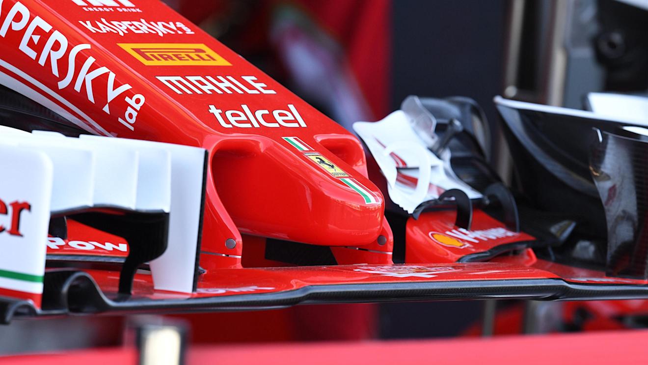 Ferrari SF16-H front wing detail at Formula One World Championship, Rd1, Australian Grand Prix, Preparations, Albert Park, Melbourne, Australia, Thursday 17 March 2016. © Sutton Motorsport Images