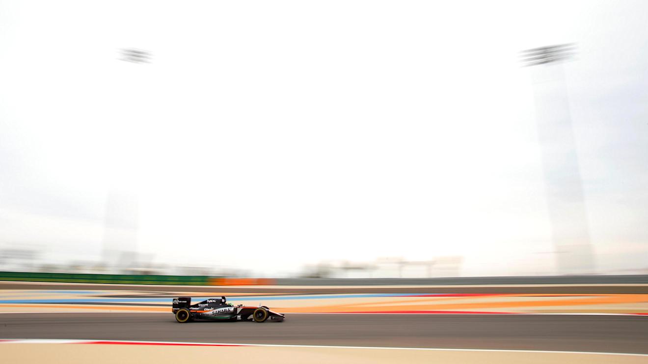 Nico Hulkenberg (GER) Force India VJM09 at Formula One World Championship, Rd2, Bahrain Grand Prix Practice, Bahrain International Circuit, Sakhir, Bahrain, Friday 1 April 2016. © Sutton Motorsport Images