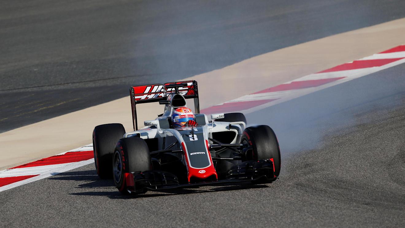 Romain Grosjean (FRA) Haas VF-16 at Formula One World Championship, Rd2, Bahrain Grand Prix Qualifying, Bahrain International Circuit, Sakhir, Bahrain, Saturday 2 April 2016. © Sutton Motorsport Images