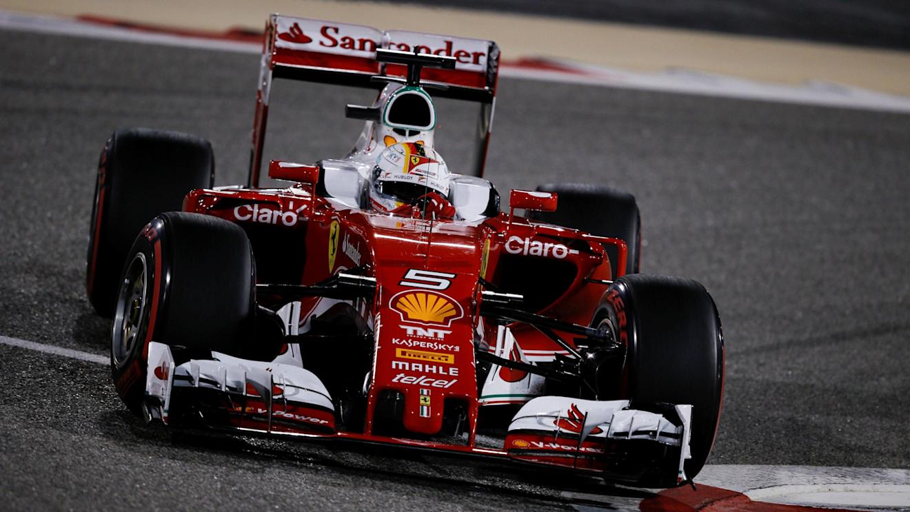 Sebastian Vettel (GER) Ferrari SF16-H at Formula One World Championship, Rd2, Bahrain Grand Prix Qualifying, Bahrain International Circuit, Sakhir, Bahrain, Saturday 2 April 2016. © Sutton Motorsport Images