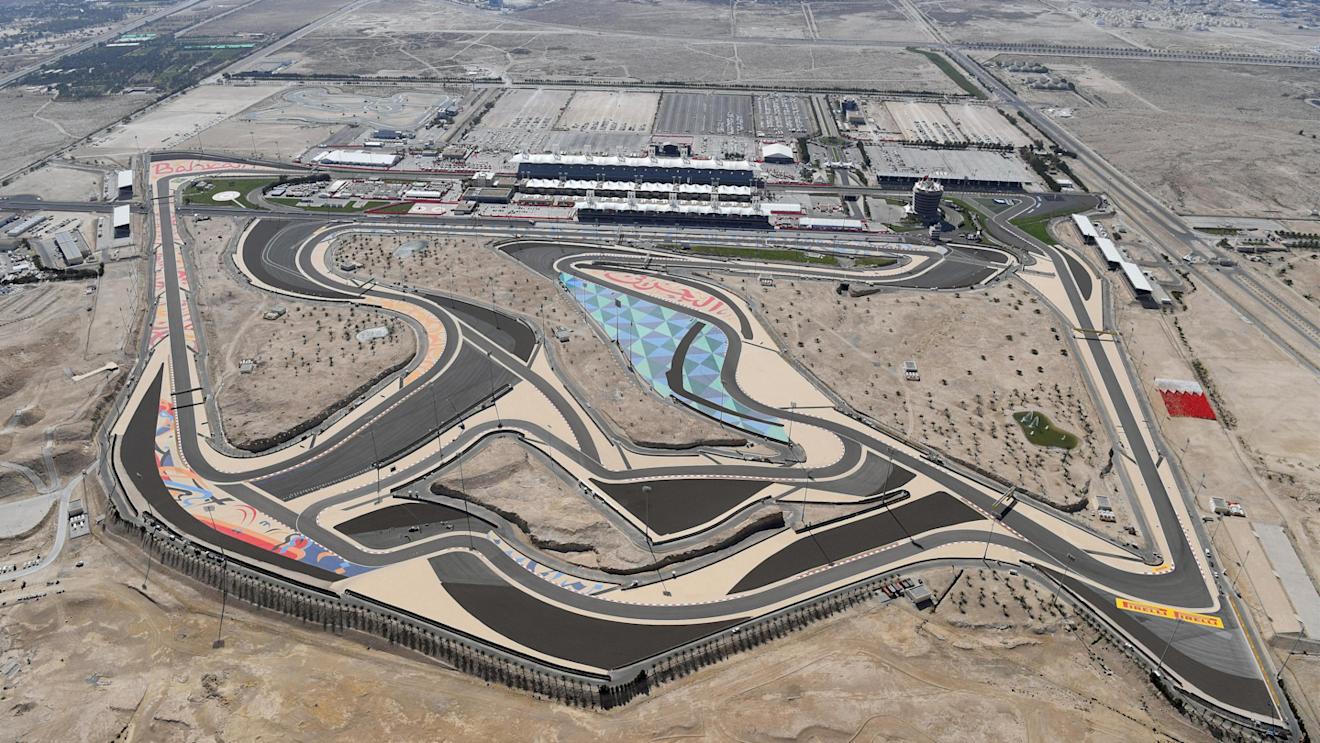 Aerial view at Formula One World Championship, Rd2, Bahrain Grand Prix Qualifying, Bahrain International Circuit, Sakhir, Bahrain, Saturday 2 April 2016. © Sutton Motorsport Images
