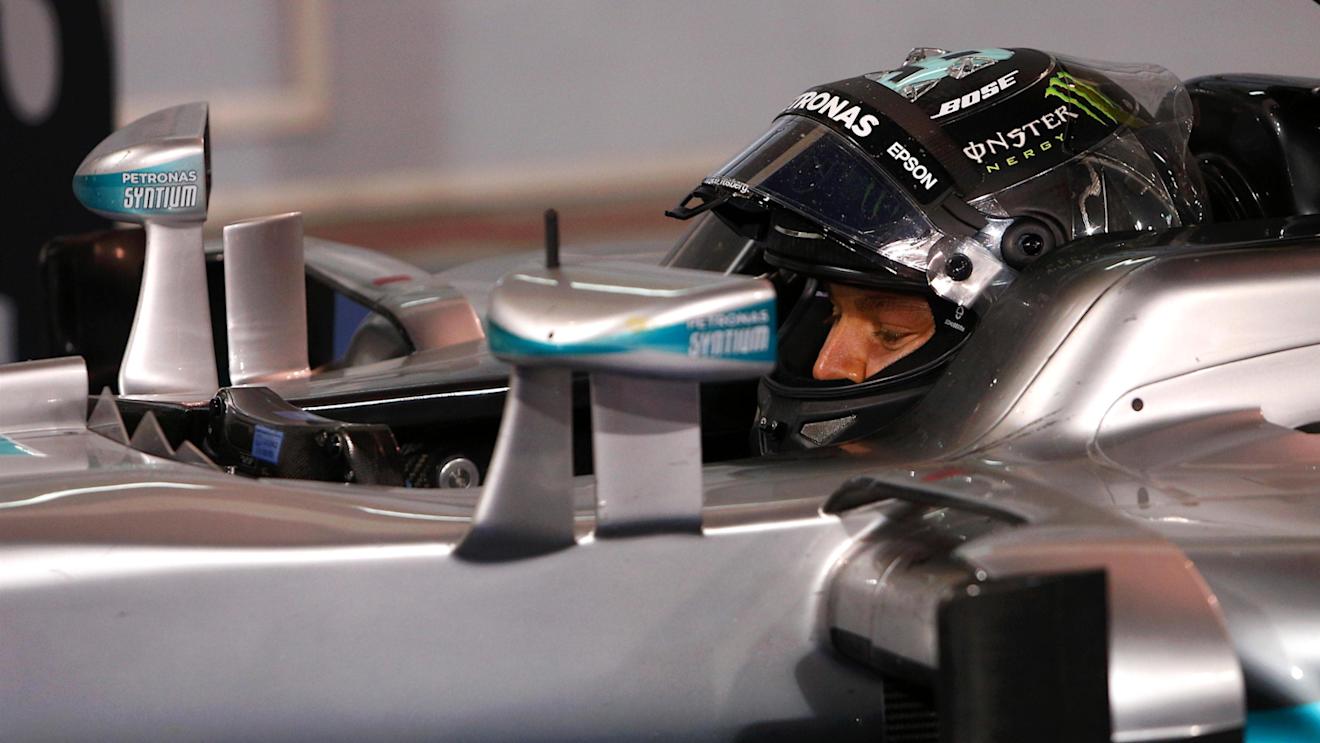 Race winner Nico Rosberg (GER) Mercedes AMG F1 celebrates in parc ferme at Formula One World Championship, Rd2, Bahrain Grand Prix Race, Bahrain International Circuit, Sakhir, Bahrain, Sunday 3 April 2016. © Sutton Motorsport Images