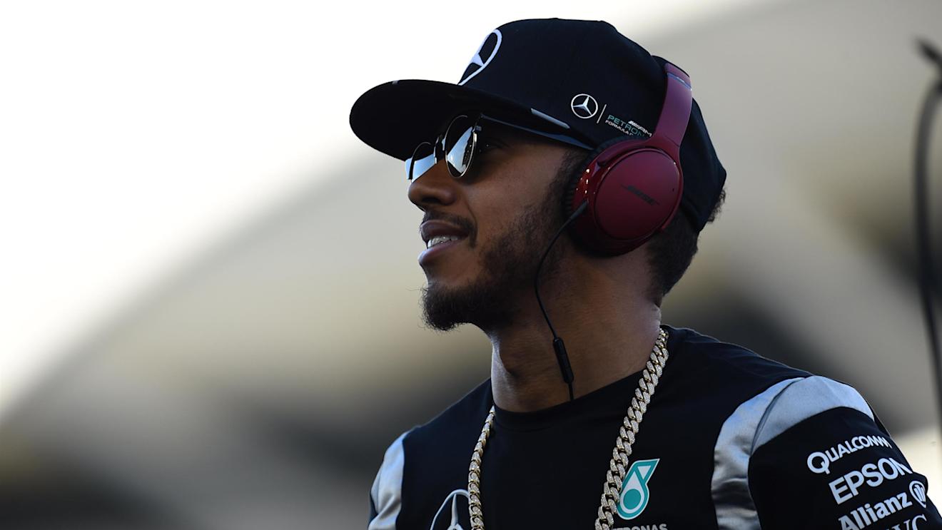 Lewis Hamilton (GBR) Mercedes AMG F1 on the drivers parade at Formula One World Championship, Rd2, Bahrain Grand Prix Race, Bahrain International Circuit, Sakhir, Bahrain, Sunday 3 April 2016. © Sutton Motorsport Images