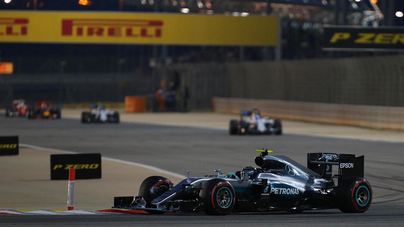 Nico Rosberg (GER) Mercedes-Benz F1 W07 Hybrid at Formula One World Championship, Rd2, Bahrain Grand Prix Race, Bahrain International Circuit, Sakhir, Bahrain, Sunday 3 April 2016. © Sutton Motorsport Images
