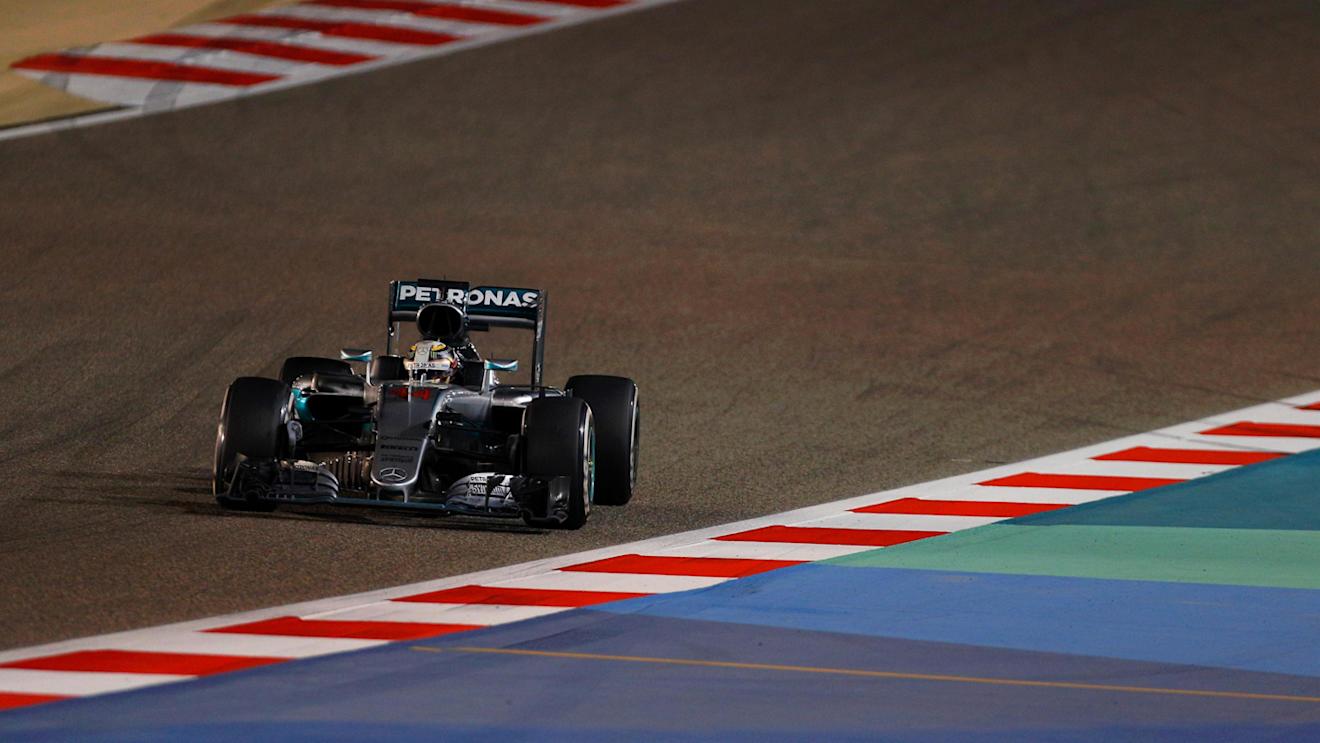 Lewis Hamilton (GBR) Mercedes-Benz F1 W07 Hybrid at Formula One World Championship, Rd2, Bahrain Grand Prix Race, Bahrain International Circuit, Sakhir, Bahrain, Sunday 3 April 2016. © Sutton Motorsport Images