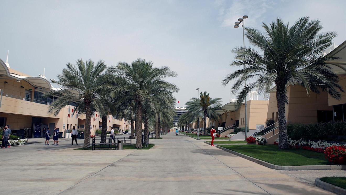 Paddock at Formula One World Championship, Rd2, Bahrain Grand Prix Preparations, Bahrain International Circuit, Sakhir, Bahrain, Thursday 31 March 2016. © Sutton Motorsport Images