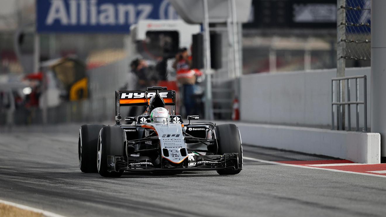 Alfonso Celis (MEX) Force India VJM09 at Formula One Testing, Day One, Barcelona, Spain, Monday 22 February 2016. © Sutton Motorsport Images