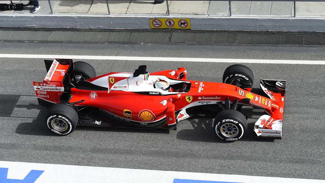 Sebastian Vettel (GER) Ferrari SF16-H at Formula One Testing, Day One, Barcelona, Spain, Monday 22 February 2016. © Sutton Motorsport Images