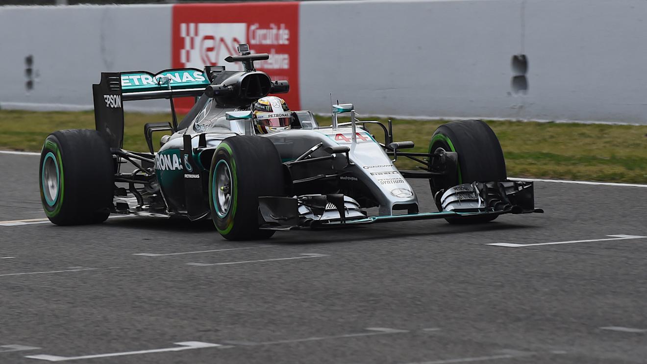 Lewis Hamilton (GBR) Mercedes AMG F1 W07 at Formula One Testing, Day One, Barcelona, Spain, Monday 22 February 2016. © Sutton Motorsport Images