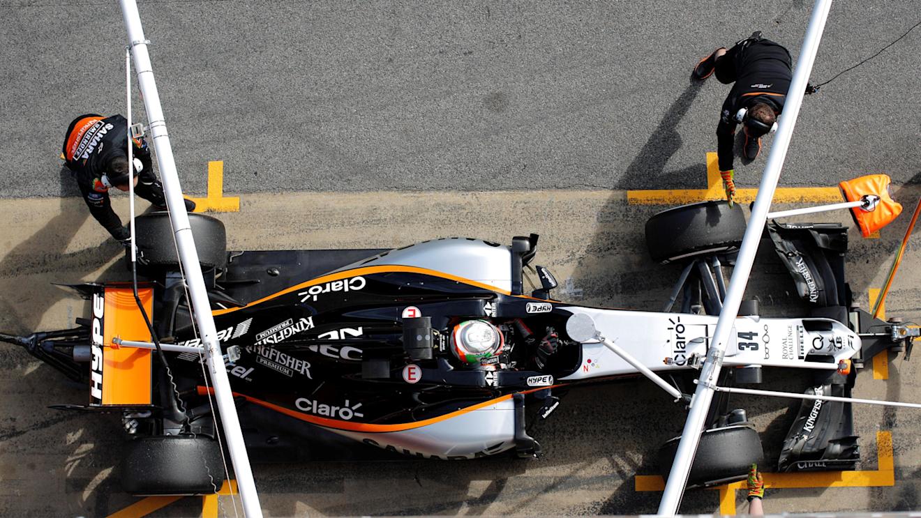 Alfonso Celis jr (MEX) Force India VJM09 at Formula One Testing, Day Four, Barcelona, Spain, Thursday 25 February 2016. © Sutton Motorsport Images