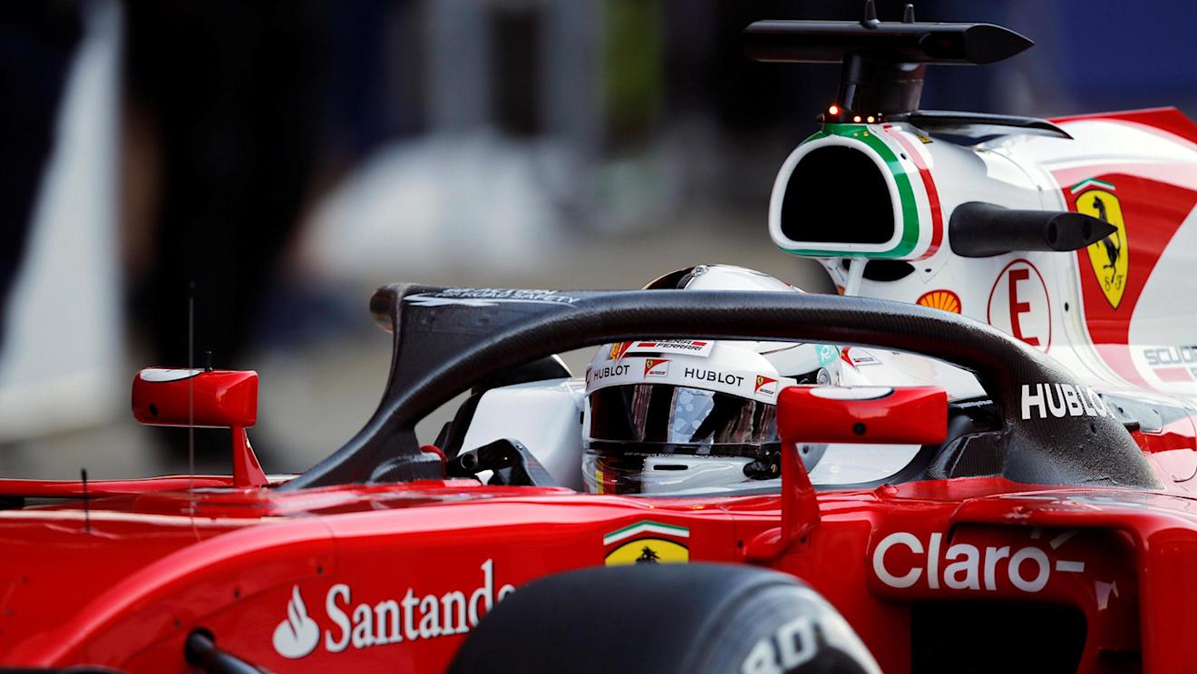 Sebastian Vettel (GER) Ferrari SF16-H with cockpit halo at Formula One Testing, Day Four, Barcelona, Spain, Friday 4  March 2016. © Sutton Motorsport Images