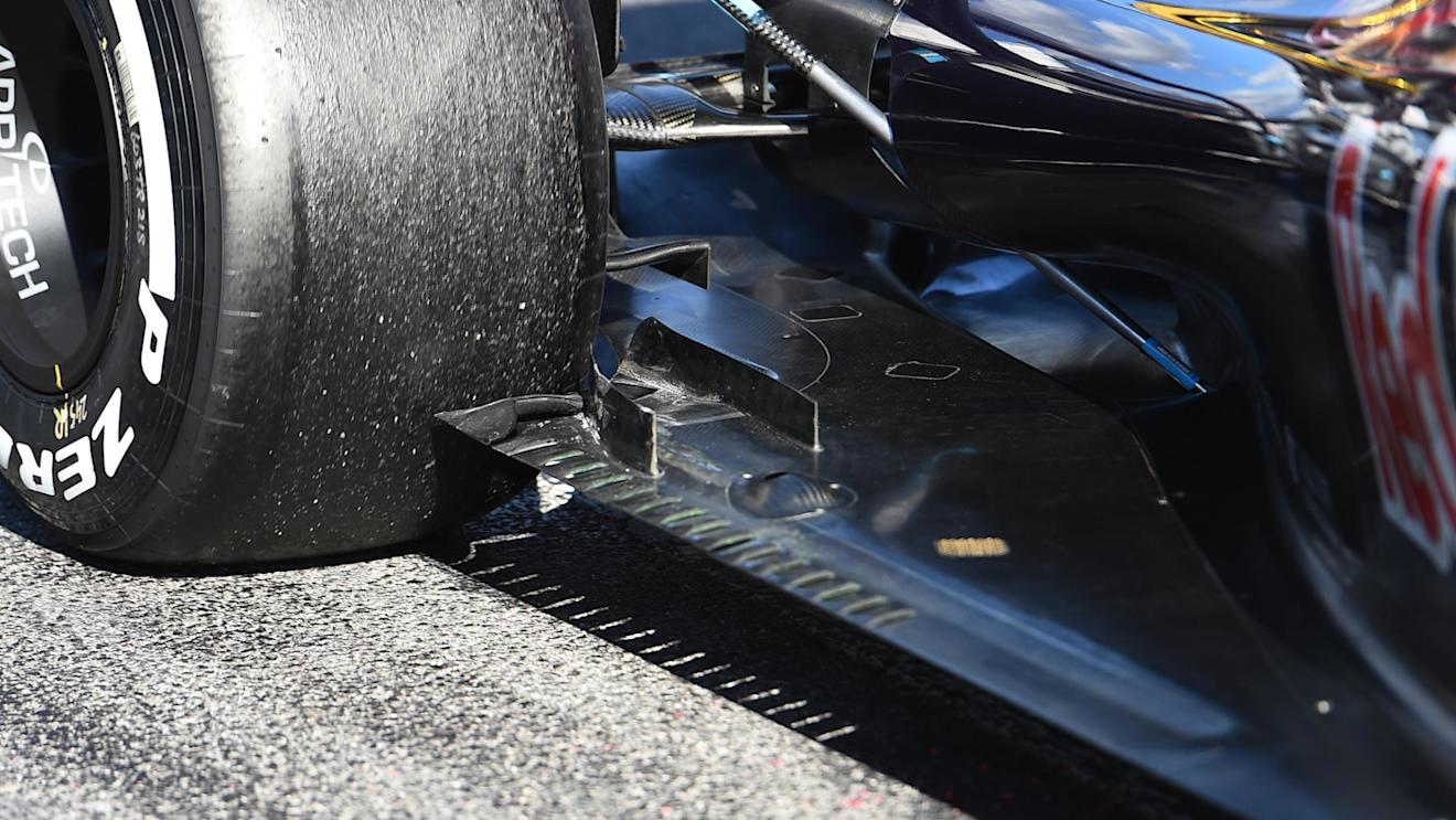 Scuderia Toro Rosso STR11 rear floor detail at Formula One Testing, Day Four, Barcelona, Spain, Friday 4 March 2016. © Sutton Motorsport Images