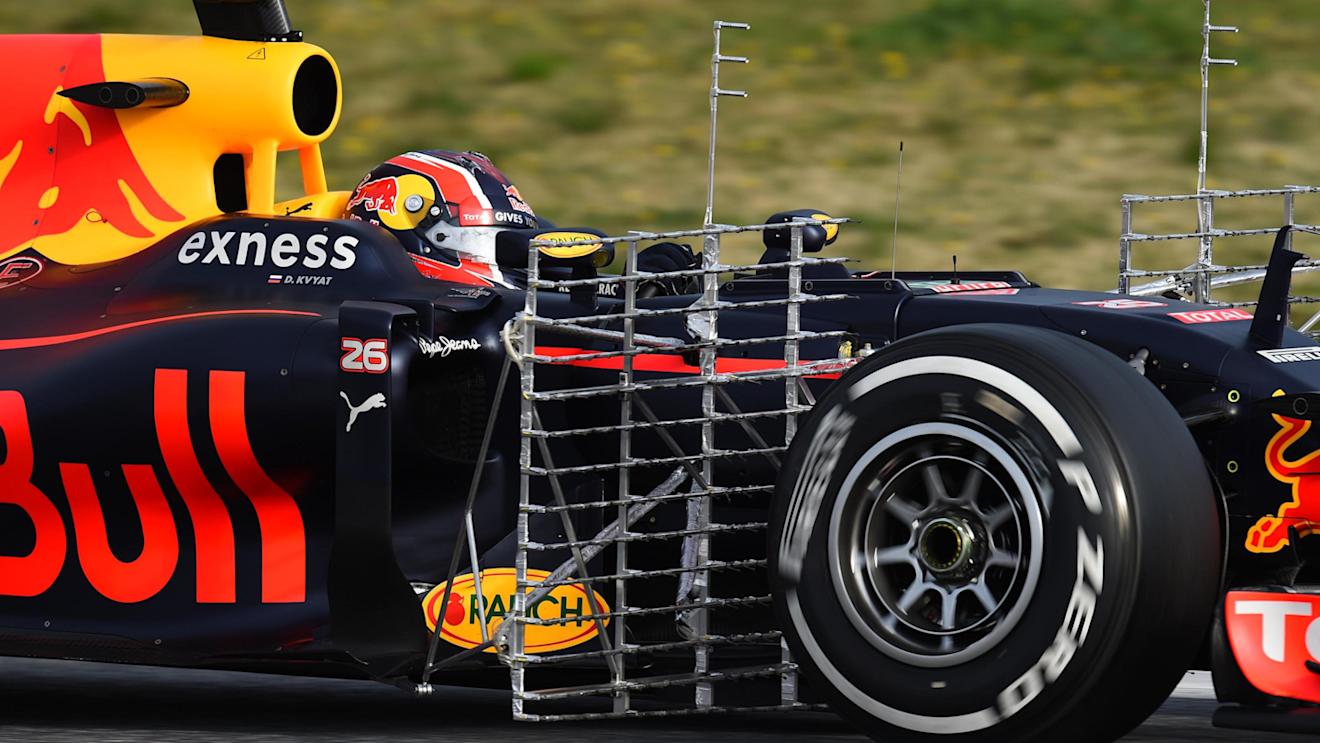 Daniil Kvyat (RUS) Red Bull Racing RB12 with aero sensors at Formula One Testing, Day Three, Barcelona, Spain, Thursday 3 March 2016. © Sutton Motorsport Images