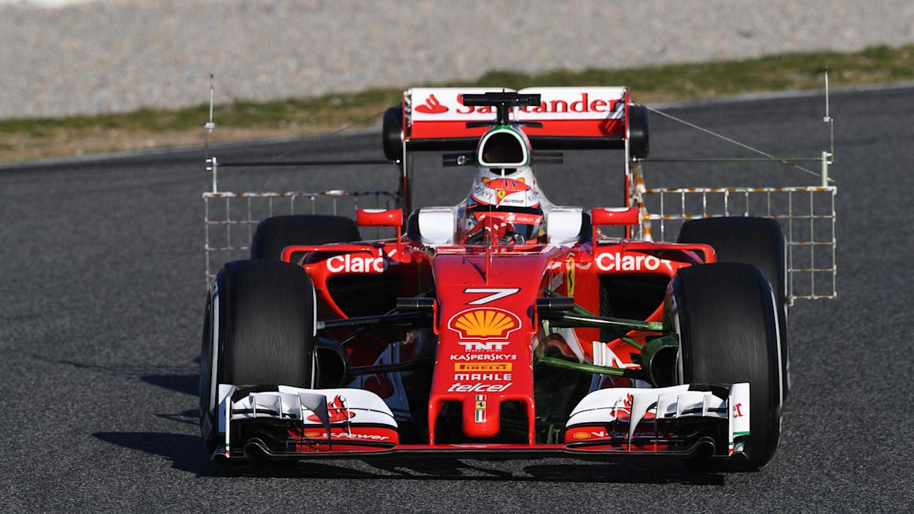 Kimi Raikkonen (FIN) Ferrari SF16-H with aero sensors on rear wing at Formula One Testing, Day One, Barcelona, Spain, Tuesday 1 March 2016. © Sutton Motorsport Images