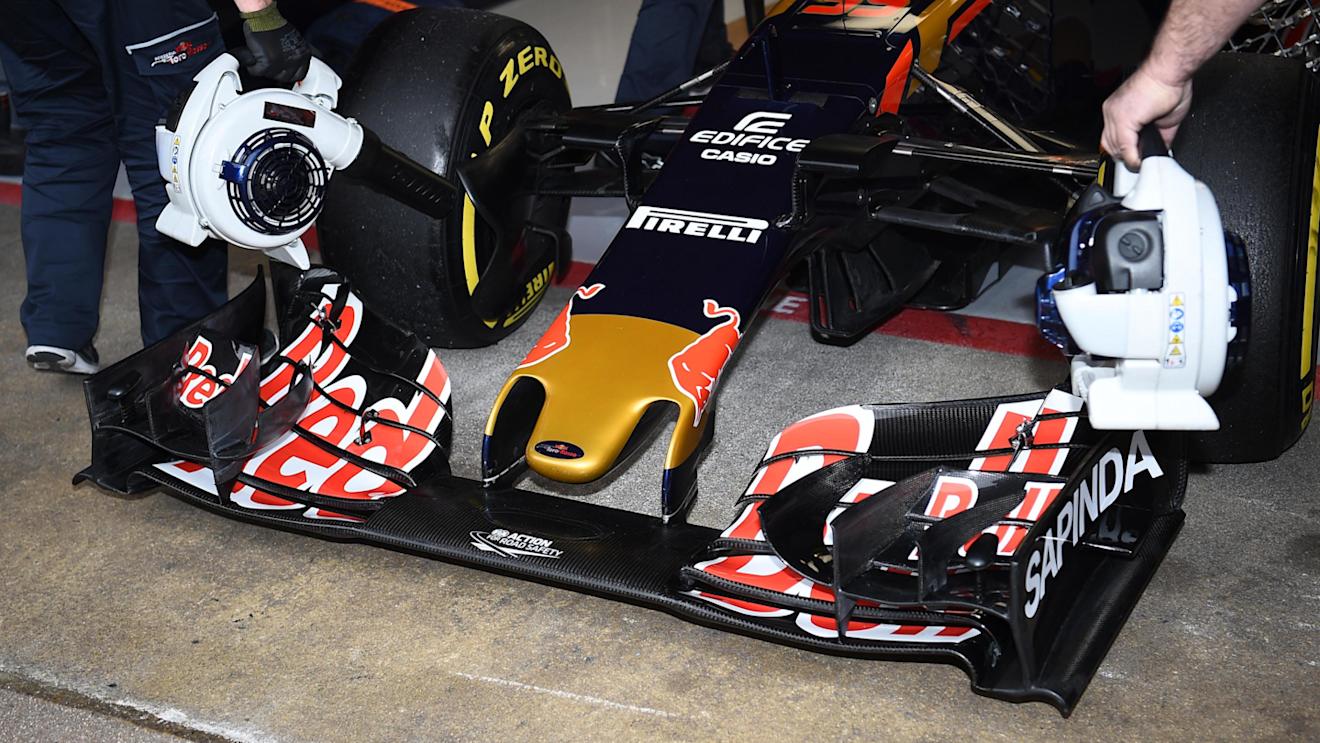 Scuderia Toro Rosso STR11 nose and front wing detail at Formula One Testing, Day Two, Barcelona, Spain, Wednesday 2 March 2016. © Sutton Motorsport Images