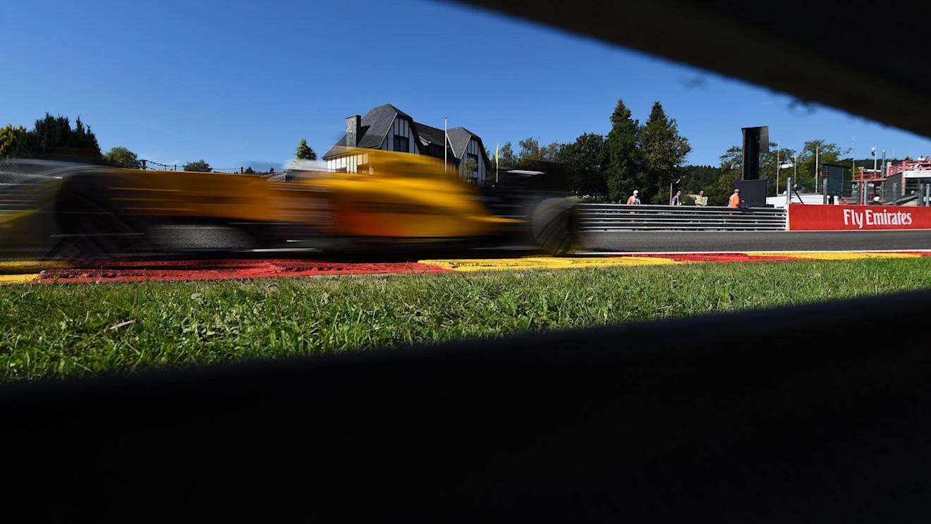 Kevin Magnussen (DEN) Renault Sport F1 Team RS16 at Formula One World Championship, Rd13, Belgian Grand Prix, Practice, Spa Francorchamps, Belgium, Friday 26 August 2016. © Sutton Images