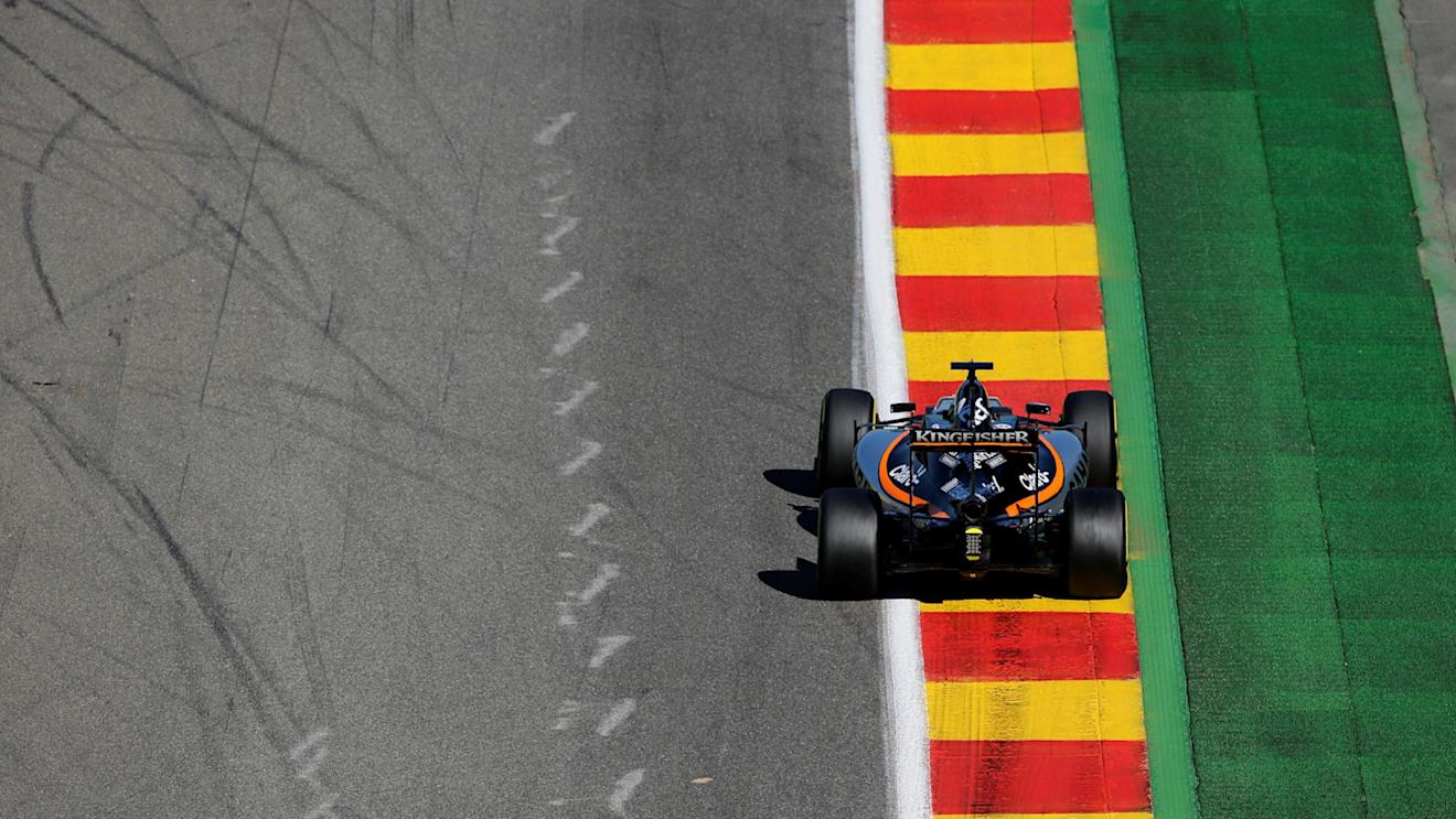 Nico Hulkenberg (GER) Force India VJM09 at Formula One World Championship, Rd13, Belgian Grand Prix, Practice, Spa Francorchamps, Belgium, Friday 26 August 2016. © Sutton Images