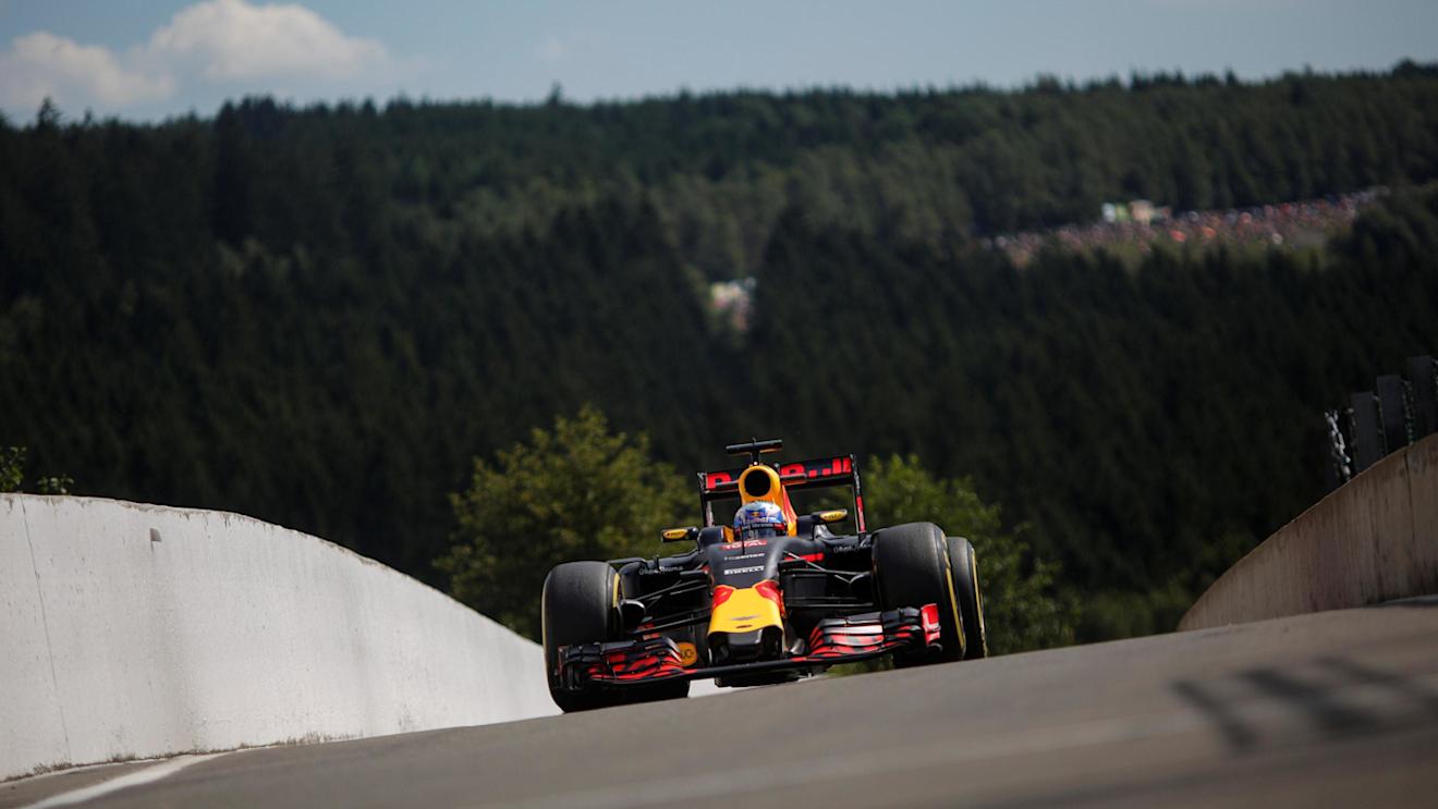 Daniel Ricciardo (AUS) Red Bull Racing RB12 at Formula One World Championship, Rd13, Belgian Grand Prix, Practice, Spa Francorchamps, Belgium, Friday 26 August 2016. © Sutton Images