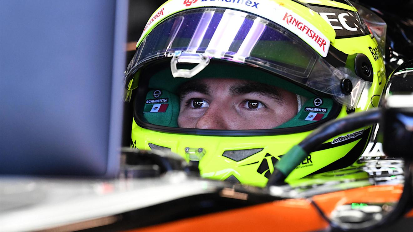 Sergio Perez (MEX) Force India VJM09 at Formula One World Championship, Rd13, Belgian Grand Prix, Practice, Spa Francorchamps, Belgium, Friday 26 August 2016. © Sutton Images